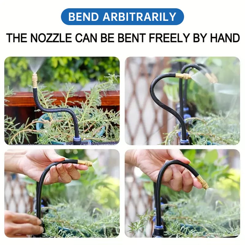 48% OFF 🔥360° Curved Garden Automatic Irrigation System