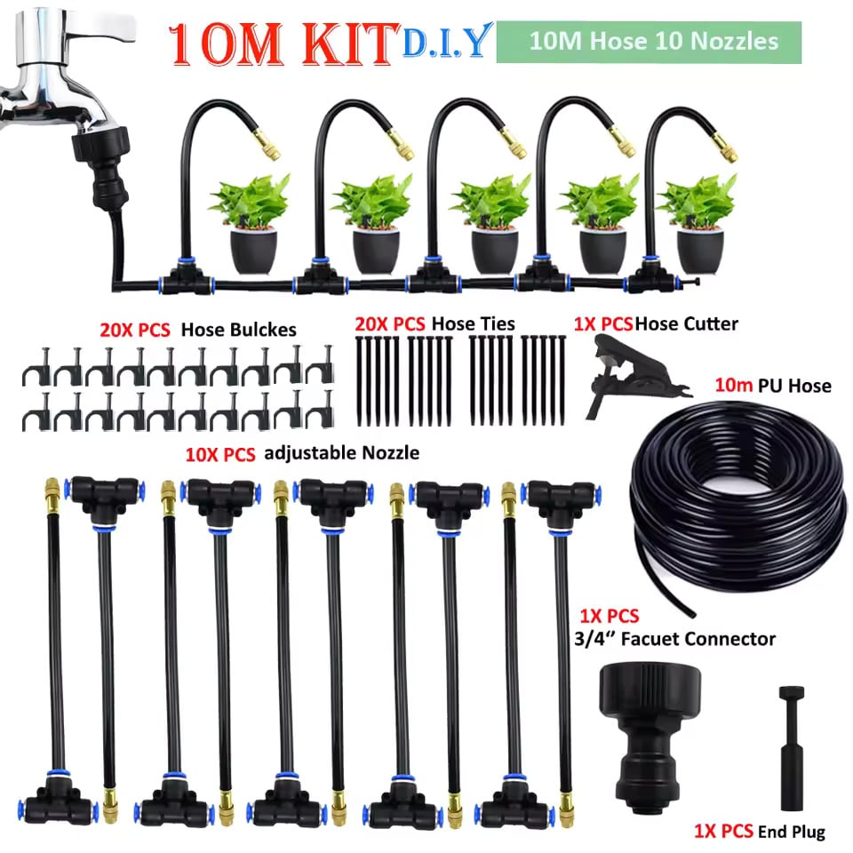 48% OFF 🔥360° Curved Garden Automatic Irrigation System