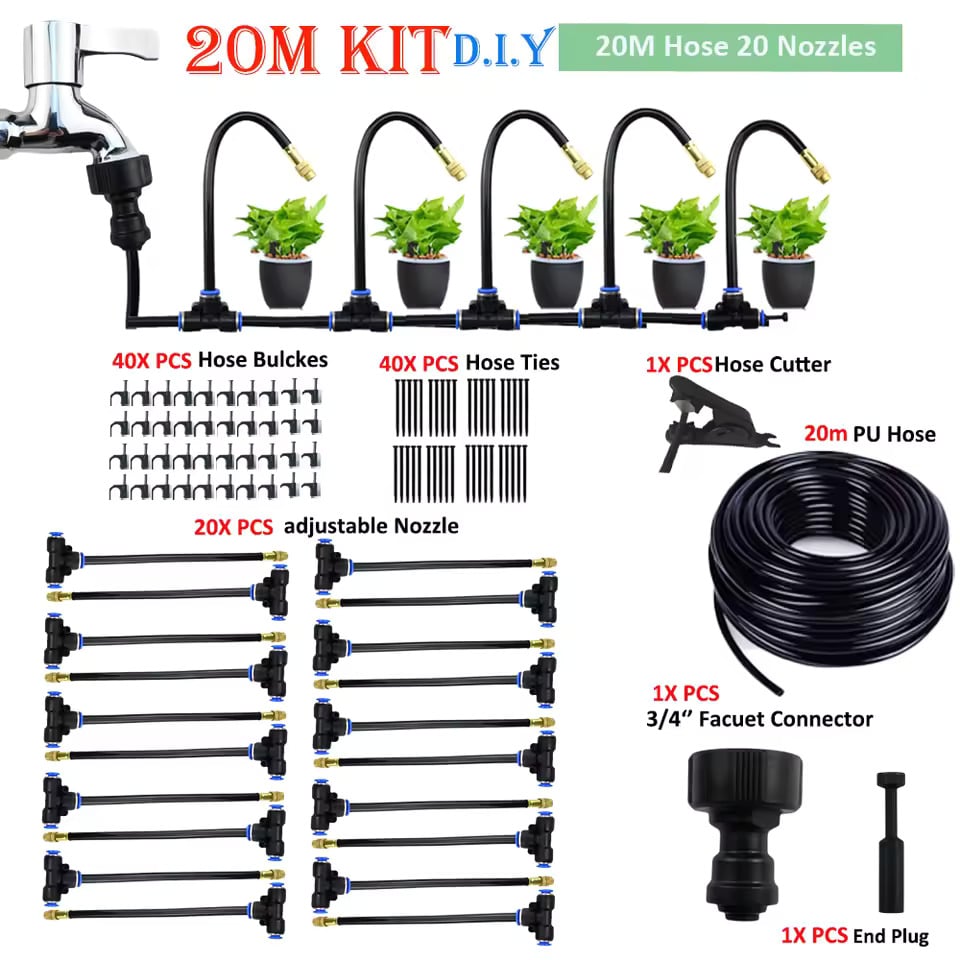 48% OFF 🔥360° Curved Garden Automatic Irrigation System