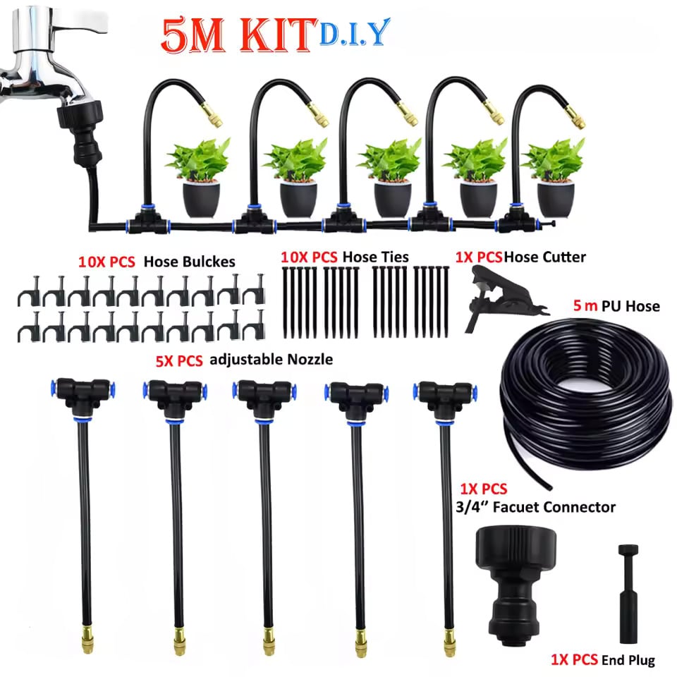 48% OFF 🔥360° Curved Garden Automatic Irrigation System