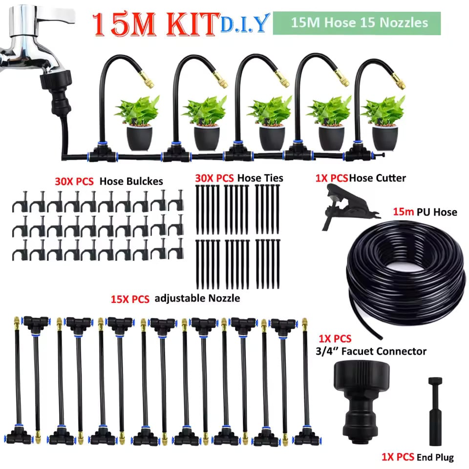 48% OFF 🔥360° Curved Garden Automatic Irrigation System
