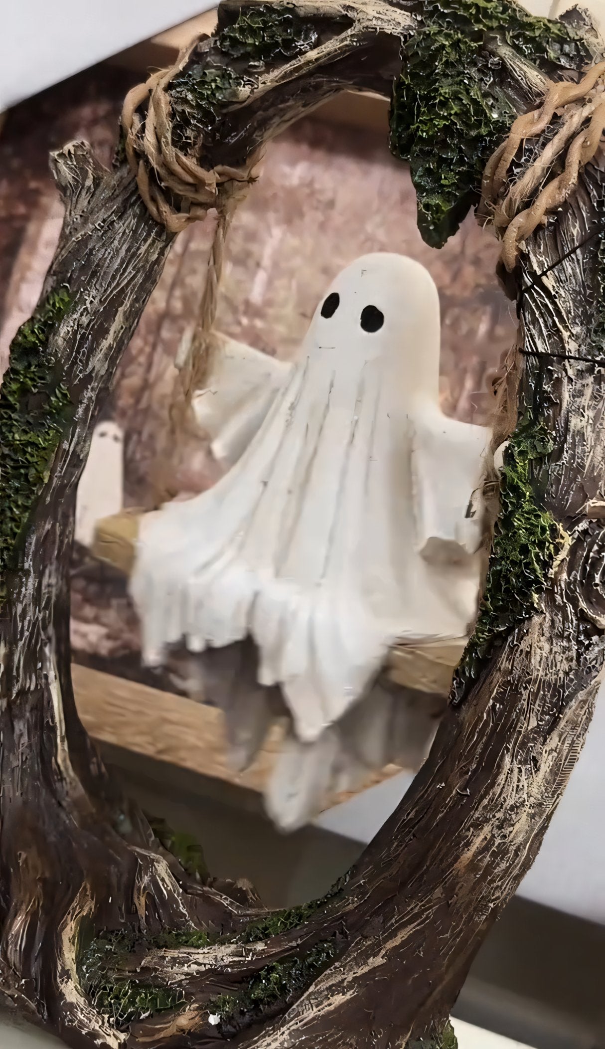 🔥🔥2025 Swinging Shadows: Ghost on a Tree Swing👻