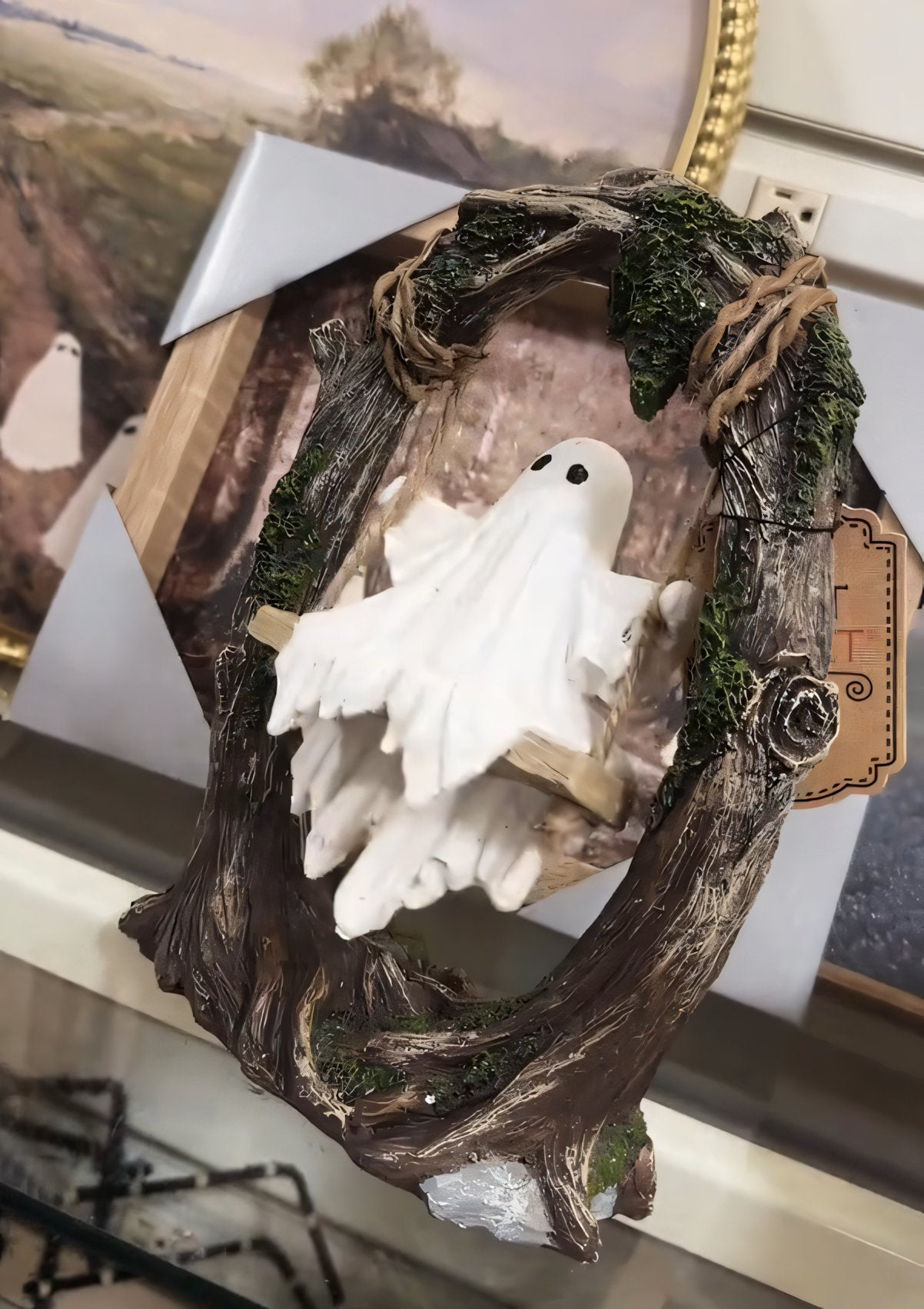 🔥🔥2025 Swinging Shadows: Ghost on a Tree Swing👻