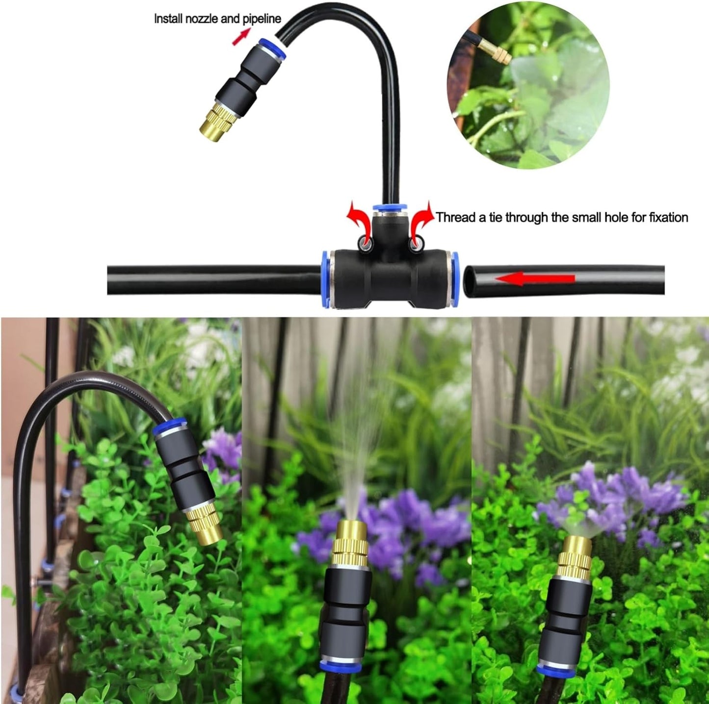 48% OFF 🔥360° Curved Garden Automatic Irrigation System