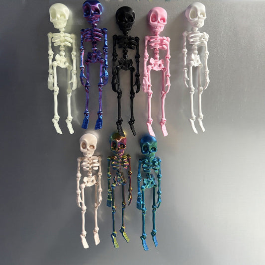 🔥💀 Spooky Skeleton Fridge Magnet