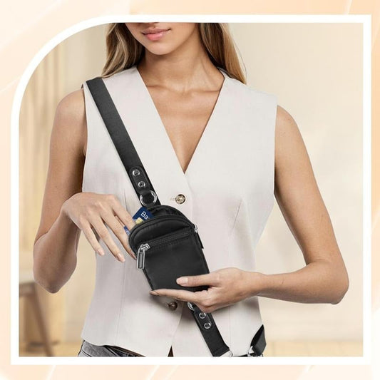 Adjustable Phone Lanyard Crossbody Strap with Wallet
