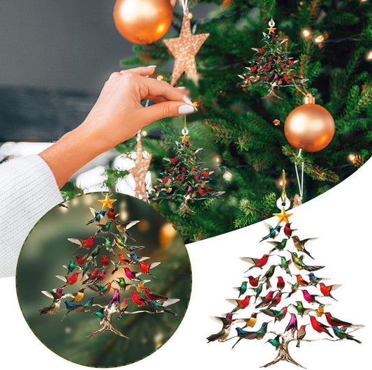 🔥🐦🎄Hummingbird Christmas Ornament✨(Same as in the video)